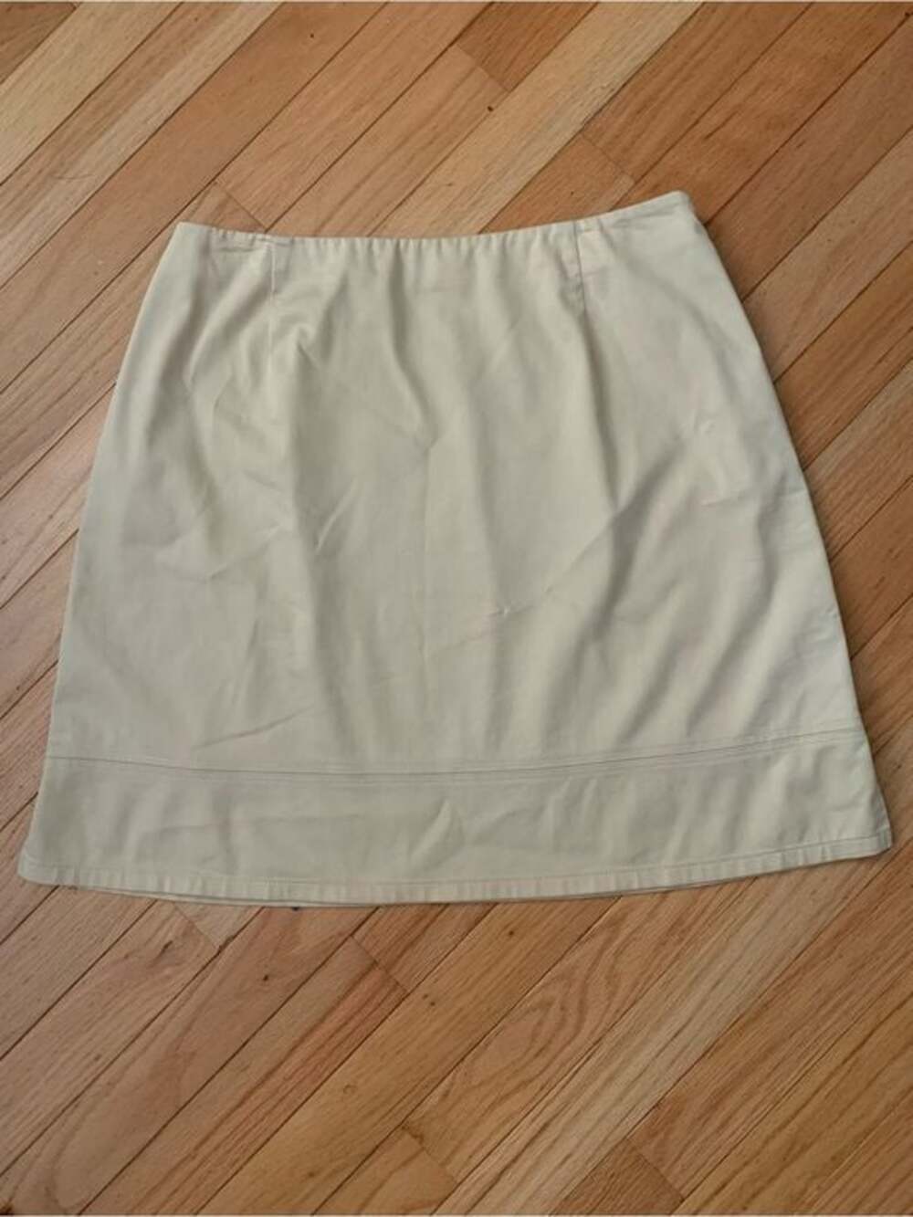Banana Republic Light Cream A-Line Skirt